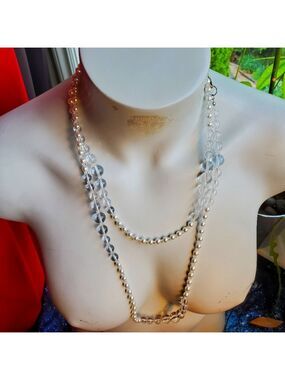Vintage Pearl & Glass Bead Necklace